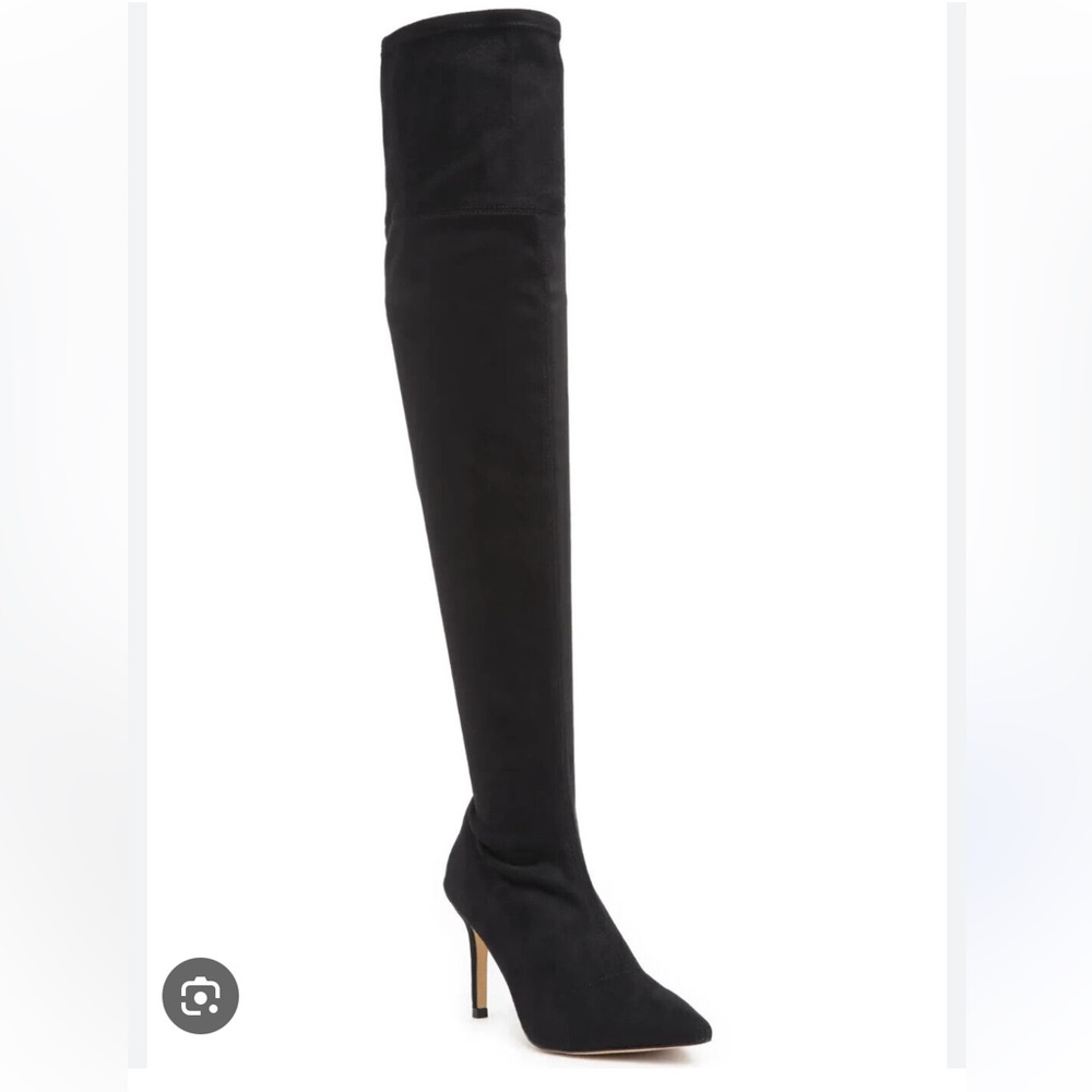 Melrose and Market mmlunna-fab black suede over the knee boots